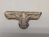 Tysk Wehrmacht Officer Brystørn i Sølvbroderi WW2 