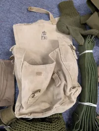 Vintage Danish Military Webbing and Field Gear Collection
