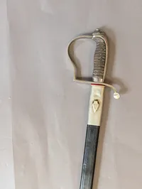 Dansk M/1910 Officersabel for Fodfolket med Skede