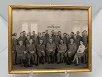 Indrammet gruppefoto af den tyske 417. Division fra 2. verdenskrig
