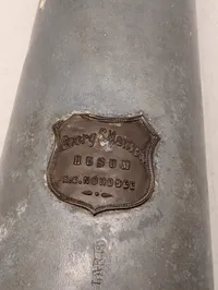 Georg C. Hansen Husum Tågehorn i Zink og Messing