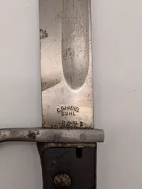 Tysk M1898/05 Seitengewehr Bajonet med metalskede