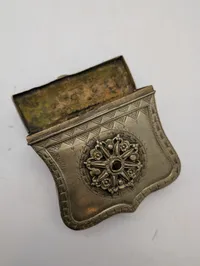 EN Ottomansk GRÆSK MESSING PALASKA PATRONÆSKE.