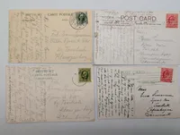 Collection of Four Early 20th Century European Topographical Postcards