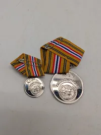 Dansk-Norsk Suez-Sinai-Gaza 1956-1967 mindemedalje og miniature
