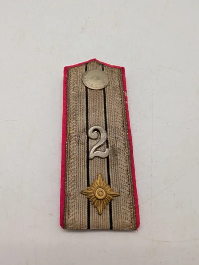 Tysk Skulderstrop, 2. Regiment WW1