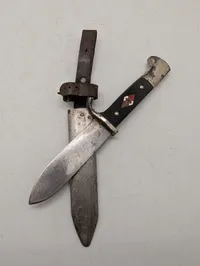 Tysk Hitler Jugend Dolk med Skede, K.W.H. Solingen, original 