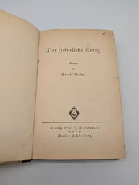 Rudolf Anderl: Der heimliche Krieg, Roman, Verlag Peter J. Oestergaard