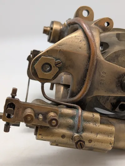 Antik Torpedo-styreapparat i messing, serienummer 5883 Stammer fra den Tyske U20 WW1 