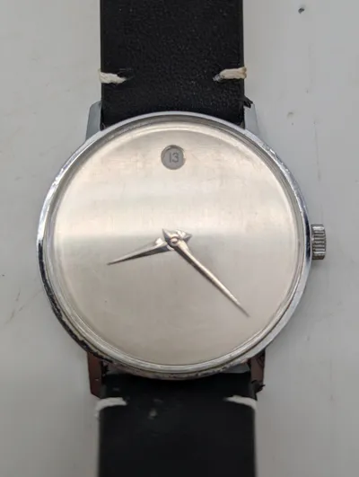 Vintage Movado Museum Watch med Dato-vindue mekanisk