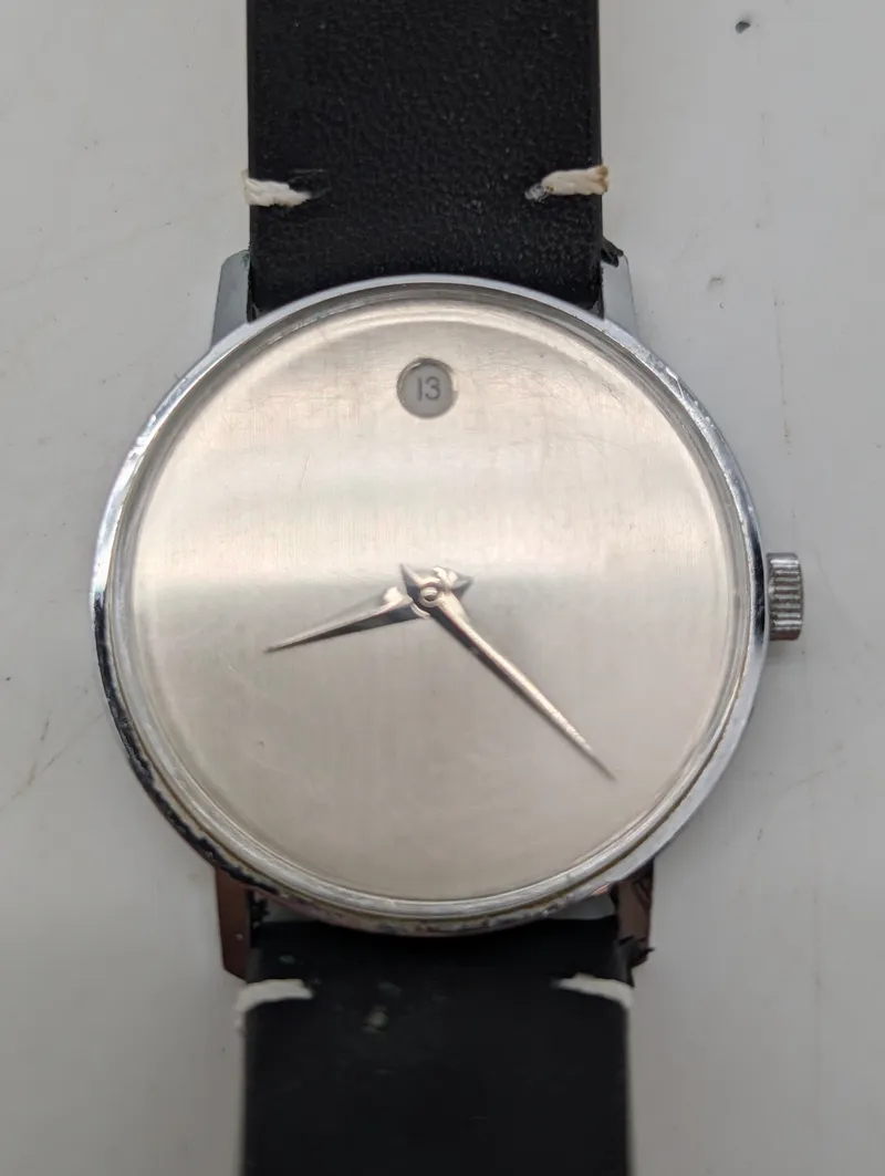 Vintage Movado Museum Watch med Dato-vindue mekanisk 