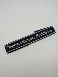 Tysk Luftwaffe Jagdgeschwader Richthofen Ærmelstribe, original ?