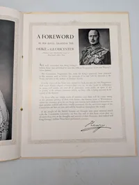 Officielt Souvenirprogram for Kong George VI og Dronning Elizabeths Kroning