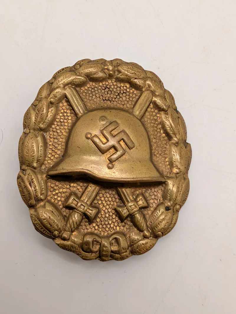 Tysk Såretmærke i Guld (Verwundetenabzeichen), Spaniens tyben, originalt ?