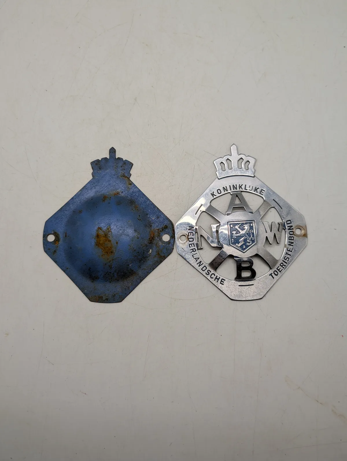 Vintage ANWB Koninklijke Nederlandsche Toeristenbond Bilskilt