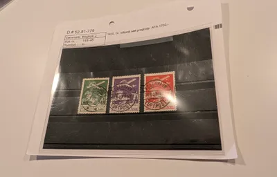 Danmark 1925 Luftpost Sæt, AFA 144-146