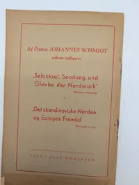 Johannes Schmidt: Etapper - Paa vejen til et nyt Europa (1942)