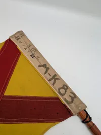 Dansk Militær Signalflag med Træstang, M-K 83