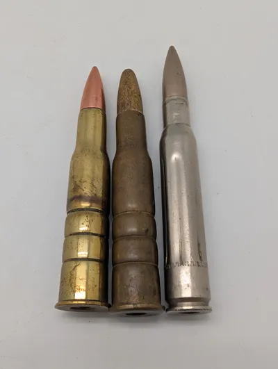 Samling klikpatroner, gevær 89 mm. 
