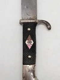 Tysk Hitler Jugend Dolk med Skede, K.W.H. Solingen, original 