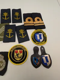 Samling af Danske Marinehjemmeværnet Distinktioner og Emblemer