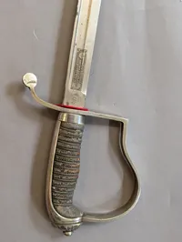 Dansk M/1910 Officersabel for Fodfolket med Skede