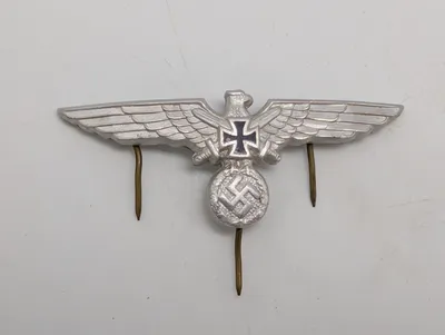 Tysk Veteranforbund (Kyffhäuserbund) kasketørn i aluminium