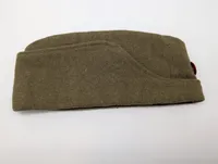 Danish Army M/58 Field Side Cap with Brass Crown Emblem