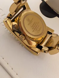 Christina London Swiss Made Diamond Dameur i Guldtonet Stål