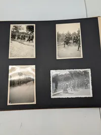 Tysk fotoalbum med portrætter af soldater fra 2. verdenskrig