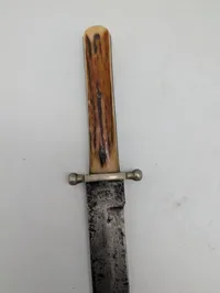 ZAFRILLA ALBACETE Spanish Dagger with Stag Horn Handle Hjembragt af Dansker fra den Spanske borgerkrig 