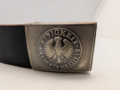 Tysk bælte med spænde, Einigkeit Recht Freiheit