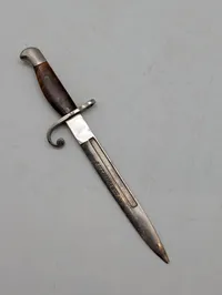 Antik miniature-bajonet brevåbner med indgravering "Antwerpen"
