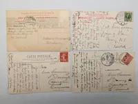 Set of Four Early 20th Century European Topographical Postcards