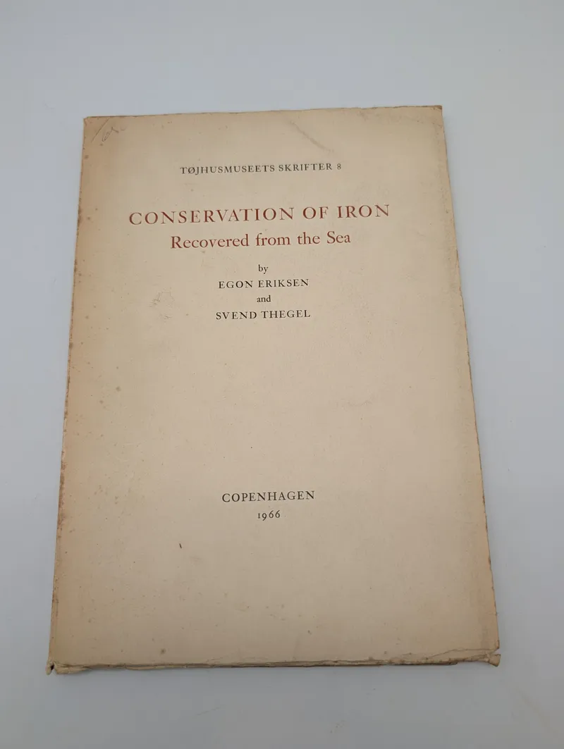 Conservation of Iron Recovered from the Sea by Eriksen and Thegel, 1966