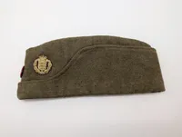 Danish Army M/58 Field Side Cap with Brass Crown Emblem