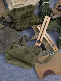 Vintage Danish Military Webbing and Field Gear Collection