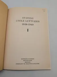 Statens Civile Luftværn 1938-1949, Bind I og II