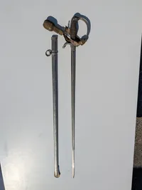 Dansk Infanteriofficersabel med Portépé