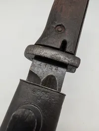 Tysk Mauser K98 Bajonet med Metalskede