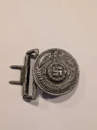 Tysk SS-officers bæltespænde med 'Meine Ehre heißt Treue' motto, original loftrum 