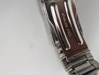 Bulova herreur i tofarvet rustfrit stål med hvid urskive