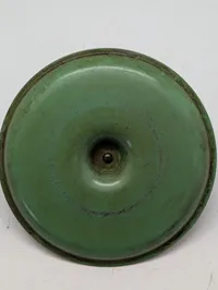 Vintage askebæger i metal med monteret granatsplint