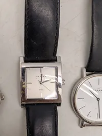 Samling af seks Skagen Denmark armbåndsure