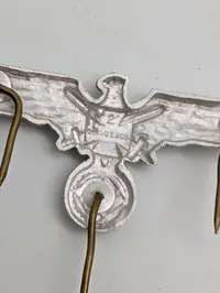 Tysk Veteranforbund (Kyffhäuserbund) kasketørn i aluminium