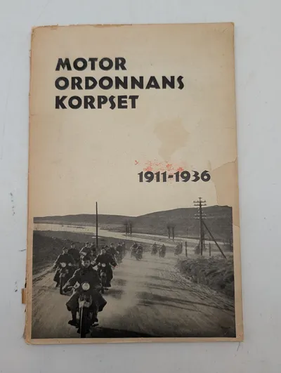 Motorordonnanskorpset 1911-1936 af Kaptajnløjtnant V. L. U. Gyth