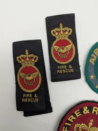 KLV Airport Police og Fire & Rescue Uniformsmærker og Epauletter