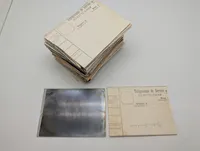 Antique Glass Plate Negative and Telegram Service Document Collection