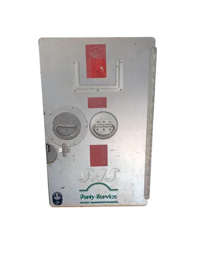 Vintage SAS Airline Aluminum Galley Box with Internal Shelving