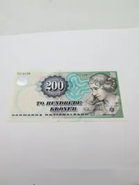 Danmark 200 Kroner Seddel, Serie 1997, Johanne Luise Heiberg
